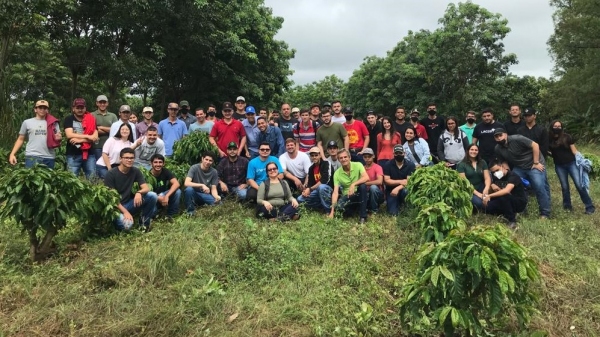 Alunos do 1º termo de Agronomia da UniFAI fizeram uma visita técnica à Cafeicultura Eldorado e ao Treviolo Café (Foto: Acervo Pessoal).