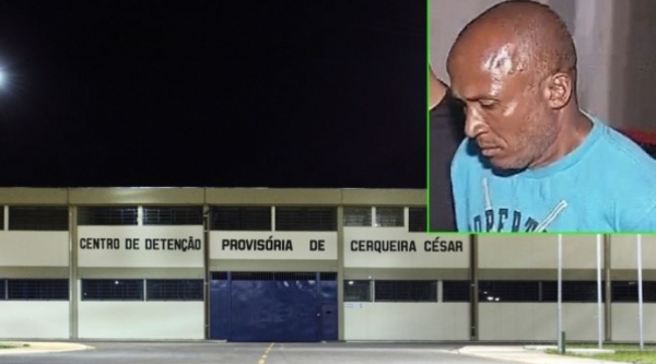Agnaldo Guilherme Assunção havia sido transferido para o CDP de Cerqueira Cesar (Reprodução/Visão Notícias).