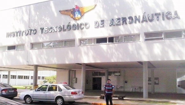 Alan Lima dos Reis iniciou as disciplinas do mestrado no ITA. (Foto: Arquivo Pessoal)