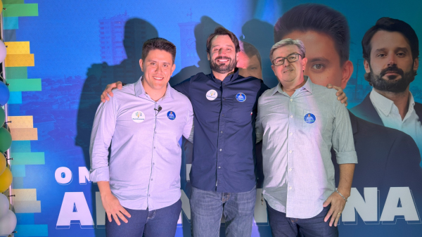 Alcio, Piai e Paulo Cervelheira (Da Assessoria).