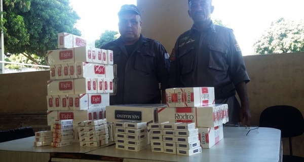 Polícia Ambiental registra ocorrência de contrabando e descaminho (Foto: Cedida).