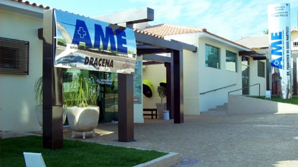 A gestão do AME de Dracena é feita pela Santa Casa da cidade (Divulgação).
