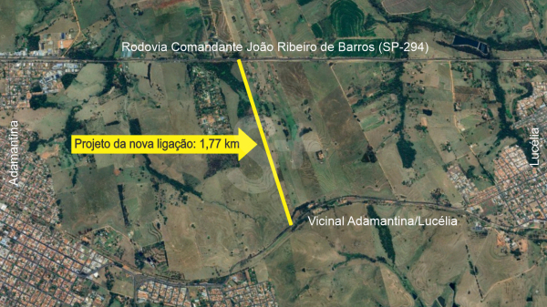 (Imagem: Google Maps. Arte: Siga Mais).