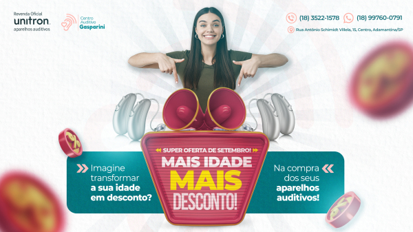 Campanha oferece descontos conforme a idade (Divulgacao).