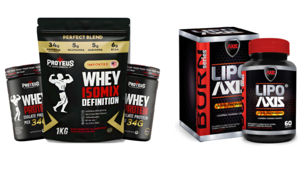 Produtos Whey Isomix Definition e suplementos Axis Nutrition proibidos pela Anvisa (Reproducao).