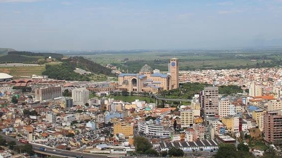 Pandemia levou ao esvaziamento turÃstico em Aparecida, principal destino turÃstico religioso da América Latina (Divulgação/Pref. M. Aparecida do Norte).