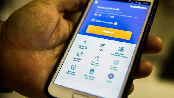 Aplicativo do FGTS perme consulta ao Saque Extraordinário (Marcelo Camargo/Agência Brasil).