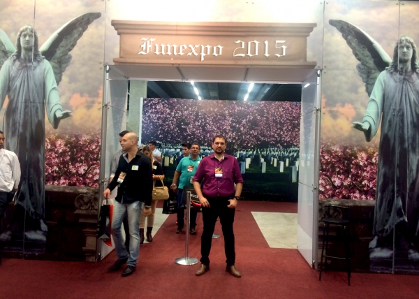 Ricardo Haddad, da Haddad Organização Social (HOS), na Funexpo 2015 (Foto: Arquivo Pessoal).