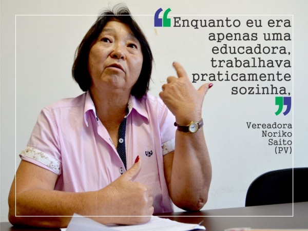 Noriko Saito: “Enquanto eu era apenas uma educadora, trabalhava praticamente sozinha”