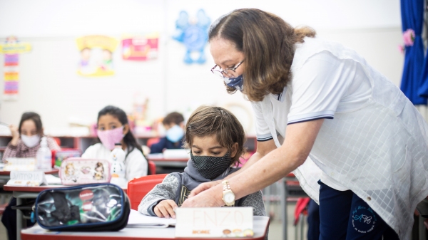 Educação municipal de Adamantina criou protocolo para o retorno das aulas e condutas de prevenção à Covid-19 (Foto: Seduc/SP).
