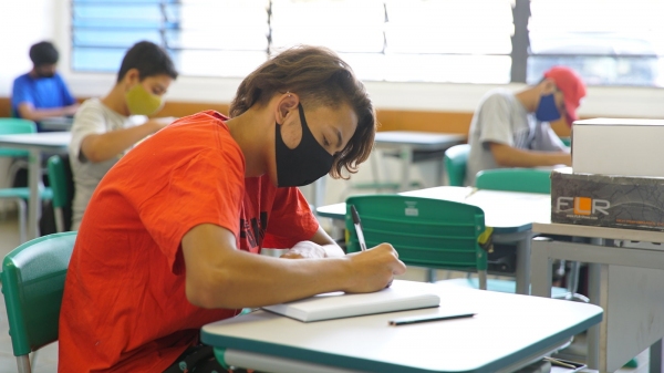 Com a nova decisão da Justiça, retorno das aulas presenciais segue programação do governo estadual (Foto: Seduc/SP).