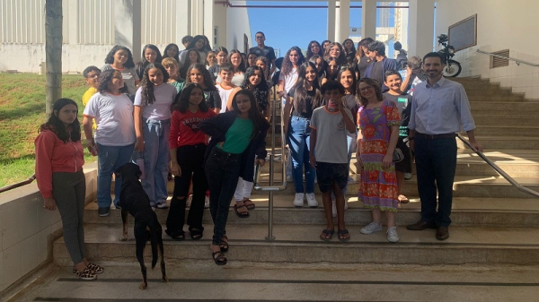 Estudantes conhecem estrutura do curso de direito em Adamantina (Cedida).