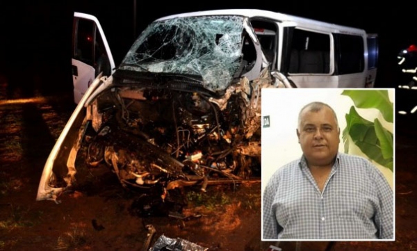 Antônio Batista Duarte, funcionário da Prefeitura de Salmourão, morreu no acidente com a van que dirigia (Fotos: Rádio Metrópole / Portal Metrópole / Cristiano Nascimento).