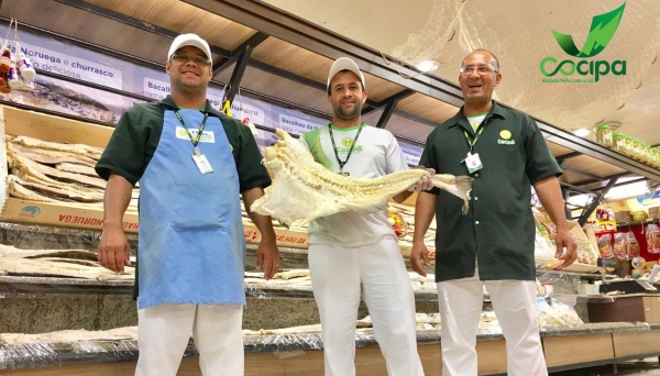 Bacalhau: Cocipa tem estrutura e pessoal qualificado para orientar o consumidor (Imagem: Divulgação).