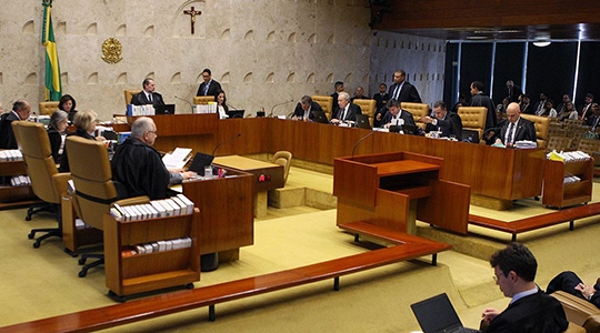 Manifesto foi entregue em ato solene realizado no STF, nesta quarta-feira (Foto: Nelson Jr./SCO/STF).