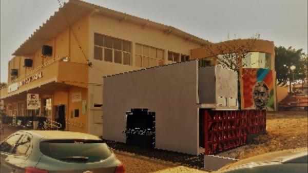 Conforme documentos que integram a licitação, novos banheiros serão construídos voltados à Avenida Adhemar de Barros, ao lado da Biblioteca (Reprodução/PMA).