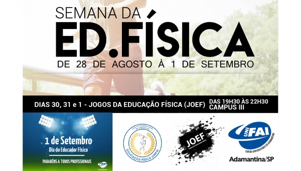 Semana da Educação Física promove palestras e jogos