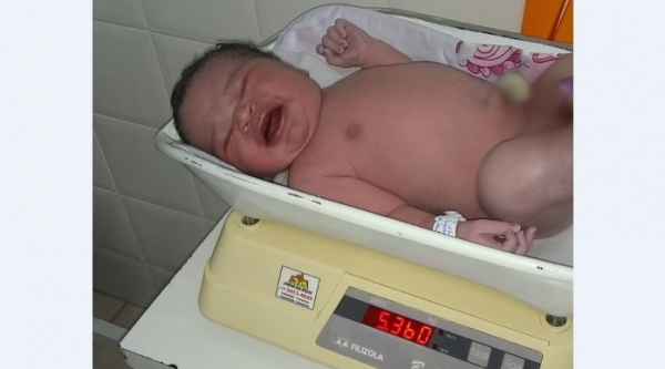 João Emanuel nasceu no dia 20 de maio na maternidade Gota de Leite (Arquivo Pessoal/Reprodução: G1).