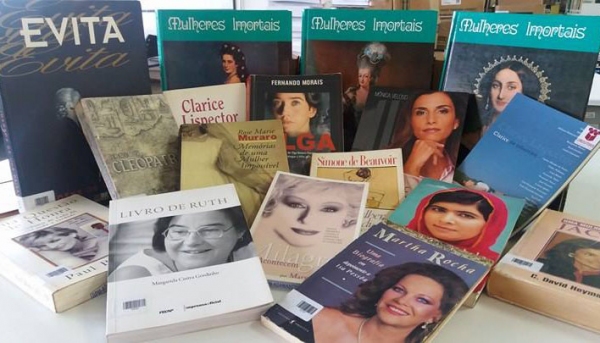Acervo especial com escritoras mulheres recebe destaque e é sugerido para leitura, pela Biblioteca de Adamantina (Foto: Assessoria de Imprensa).