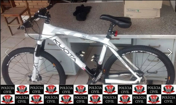 Bicicleta furBicicleta furtada em Dracena é recuperada pela Polícia Civil de Adamantina e devolvida para seu dono (Foto: DIG/Adamantina).