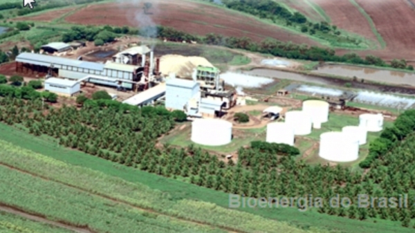 Parque industrial da Bioenergia do Brasil, em Lucélia (Divulgação).
