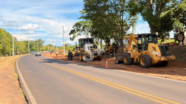 Obras no trecho luceliense (Siga Mais).