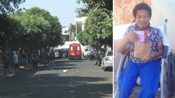 Maria Aparecida da Silva, de 74 anos, morreu após o atropelamento. Caso comoveu moradores (Fotos: Site Jorge Zanoni e Acervo Pessoal da família).