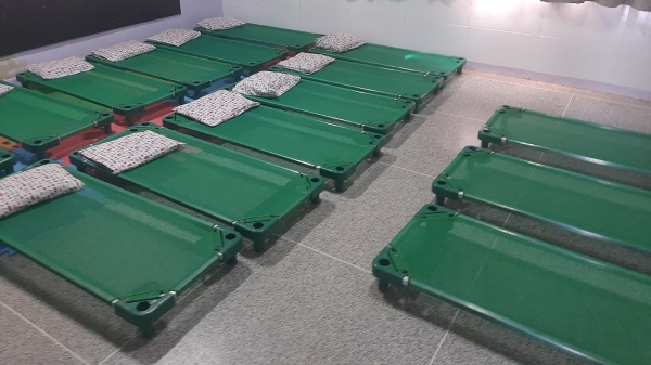 Novas camas para creches adquiridas pela educação municipal (Cedida/PMA).