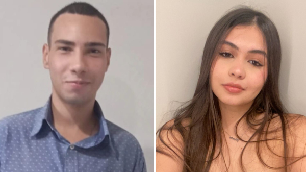 Felipe Frederico Pereira e Maria Laura Mendes Araujo, as mais recentes aprovacoes no ensino superior, da Escola Fleurides, via Provao Paulista (Cedidas).