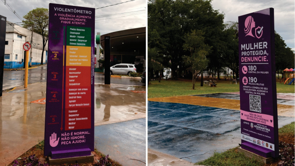 Estrutura foi instalada no Parque dos Pioneiros (Siga Mais).