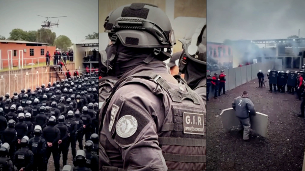 Treinamento realizado em Florida Paulista (Reproducao/Policia Penal SP).