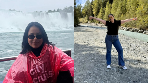 Sofia Gabrieli e Bruna Toyama vivenciaram intercambio no Canada (Cedida/Acervo Pessoal).