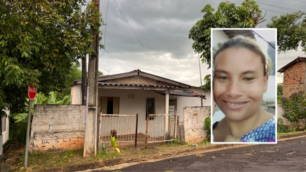 Casa onde ocorreu o ataque à mulher e aos dois filhos. Ana Paula morreu nove dias depois do crime (Siga Mais/Reprodução).