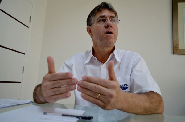 No comando da FAI, Márcio Cardim vivencia os desafios da gestão pública, em uma instituição de ensino superior que cresce e se torna referência para o país (Foto: Acácio Rocha).