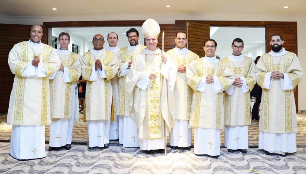 Cerimônia de ordenação dos novos diáconos da Diocese de Marília, realizada em Osvaldo Cruz (Fotos: Erica Montilha | Diocese de Marília).