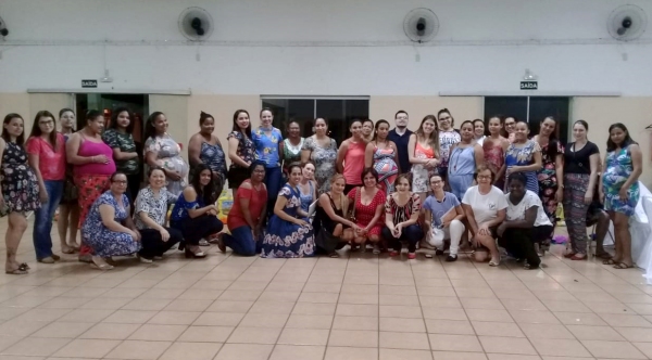 Novo encontro de gestantes foi realizado pela equipe do PAS II, mobilizando mulheres grávidas atendidas na área da unidade básica de saúde (Fotos: Cedidas).