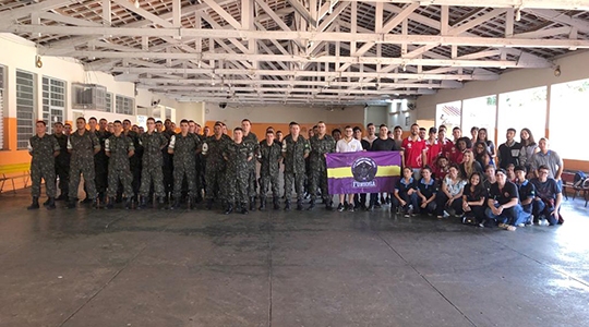 CapÃtulo Adamantina nº 479 da Ordem DeMolay realiza o Arrastão da Solidariedade e mobiliza entidades parcerias como Rotaract Club de Adamantina, Interact Club de Adamantina, Léo Club de Lucélia e Pacaembu, TG 02-080 de Adamantina e Atlética de Contabilidade da Unifai (Imagens: Divulgação).