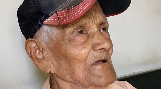 Desde 1946 em Mariápolis, Sem santinho completa 102 anos neste domingo (22). Ele nasceu no Estado da Bahia (Reprodução/O Povo).
