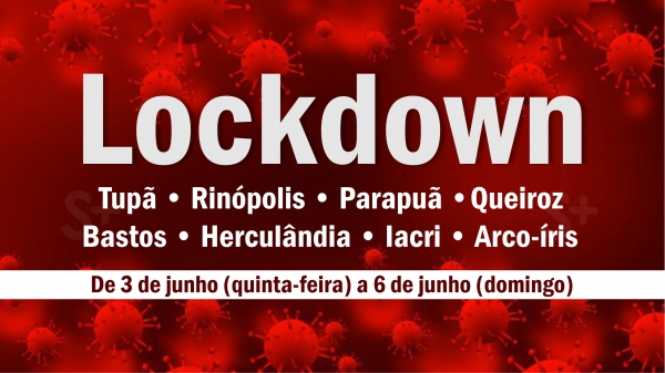 No período do lockdown, nas oito cidades, abertura somente de farmácias e postos de combustíveis; restaurantes e supermercados estão autorizados a fazer delivery (Arte: Siga Mais).