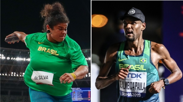 Izabela Rodrigues da Silva e Paulo Roberto de Almeida Paula, nomes da Nova Alta Paulista nos Jogos Olímpicos de Tóquio (Wagner Carmo/CBAt).