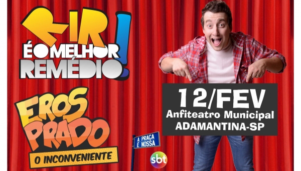 Espetáculo será apresentado no dia 12 de fevereiro, em Adamantina. Ingressos já estão à venda, em O Boticário (Divulgação).