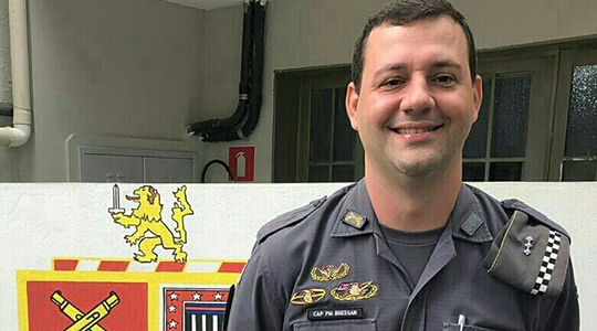 Capitão PM Eder Bressan (Arquivo).