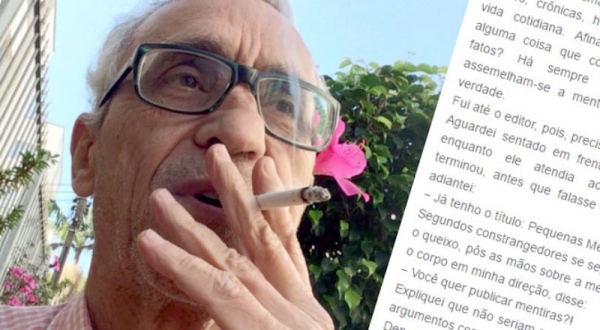 Texto inaugural de ?Pequenas Mentiras? foi publicado hoje no Siga Mais (Foto: Reprodução).