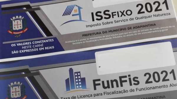 Primeira parcela vence no dia 20 de fevereiro (Da Assessoria).