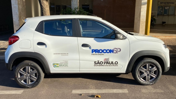Veículo zero quilômetro destinado ao Procon de Adamantina (Da Assessoria/PMA).
