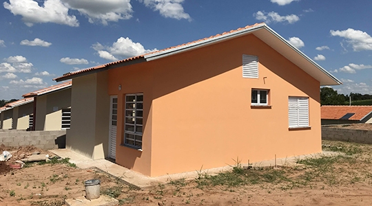 As 99 casas estão em construção, sendo 45 na região do Parque Itamarati e 54 na região do Mário Covas (Foto: Siga Mais).