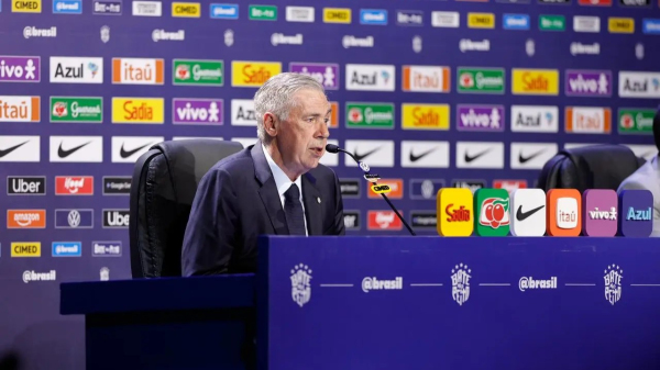 Ancelotti anuncia os 26 convocados (Rafael Ribeiro / CBF).