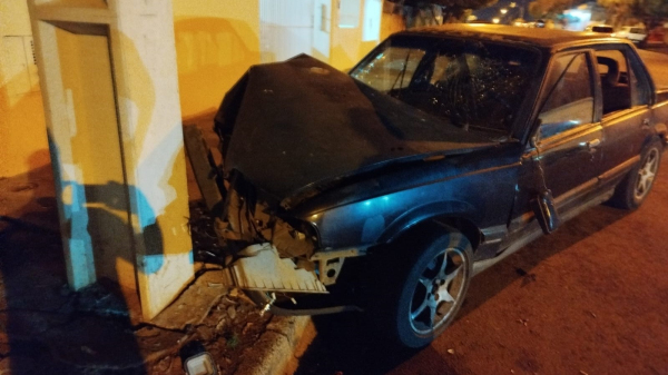 Acidente ocorrido na noite de quarta-feira (20) em Lucelia (Cedida/Energisa).