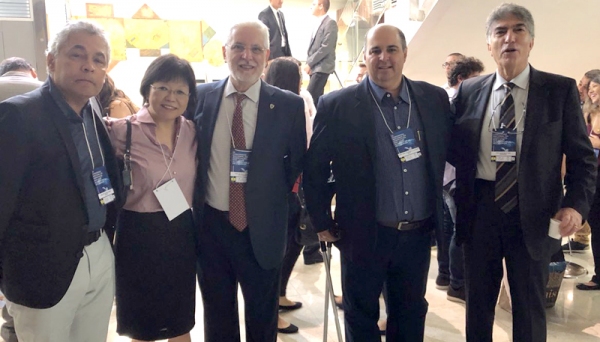 Vice-reitor da UniFAI, Prof. Dr. Fábio Alexandre Guimarães Botteon, no IV Congresso Nacional das Ligas Acadêmicas de Cirurgia (Foto: Cedida).
