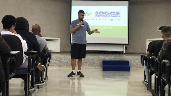 Congresso técnico apresentou mais detalhes dos Jogos Universitários 2023, marcados para os dias 2 a 6 de maio (Foto: Jéssica Nakadaira).